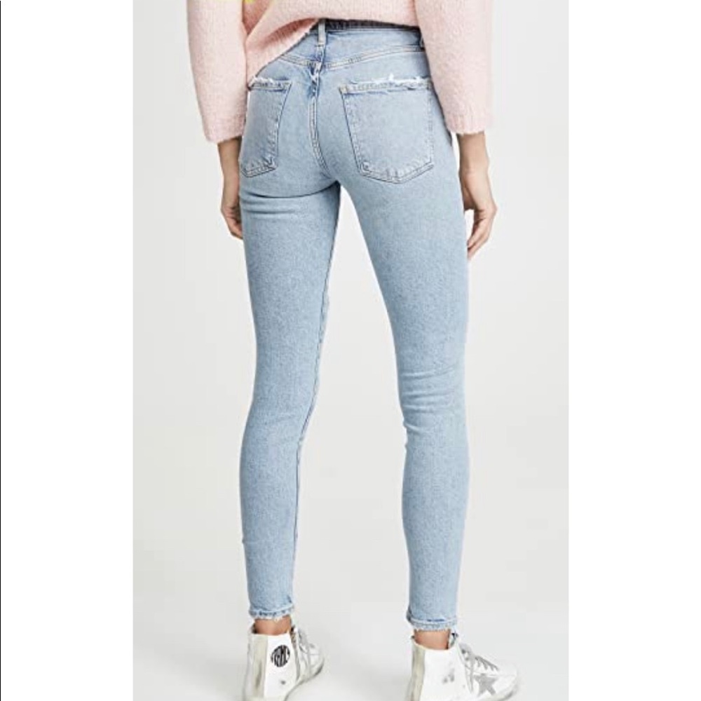 AGOLDE Sophie Mid Rise Ankle Jeans - Picture 2 of 7